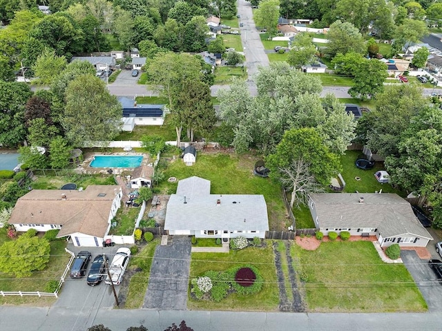 24 Hobson St, Brockton, MA 02302 - aerial overview of property's location with a pool area
