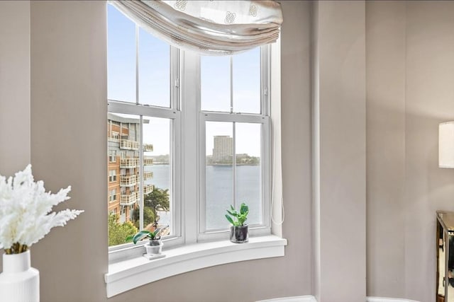 4 Battery Wharf Unit 4504, Boston, MA 02109 - detailed view of nearby water and baseboards