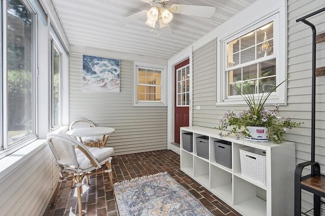 30 Brigham St, Hudson, MA 01749 - sunroom / solarium with a ceiling fan
