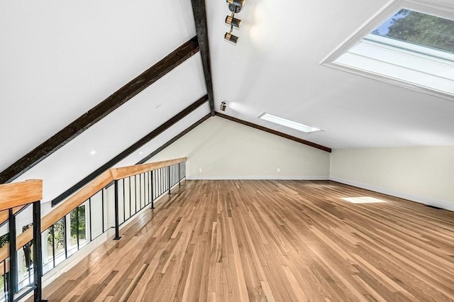 30 Twilight Dr, Foxboro, MA 02035 - bonus room featuring a skylight and light wood-style floors