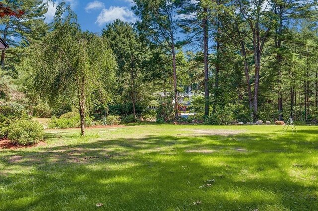 30 Twilight Dr, Foxboro, MA 02035 - view of green lawn with a view of trees