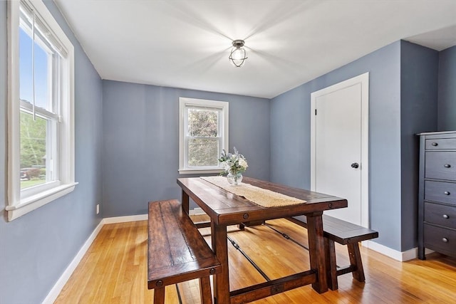 12 Billings St, Acton, MA 01720 - dining space featuring light wood-type flooring and baseboards