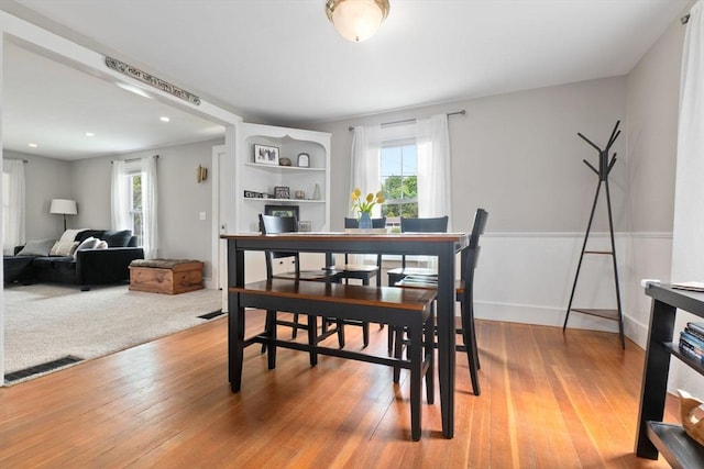 50 Wethersfield, Rowley, MA 01969 - dining space featuring wood finished floors and baseboards