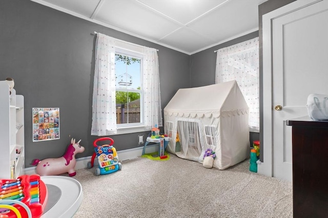 50 Wethersfield, Rowley, MA 01969 - bedroom with carpet floors, crown molding, and baseboards
