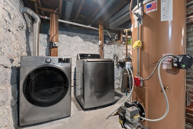 50 Wethersfield, Rowley, MA 01969 - laundry area with washer and dryer and water heater