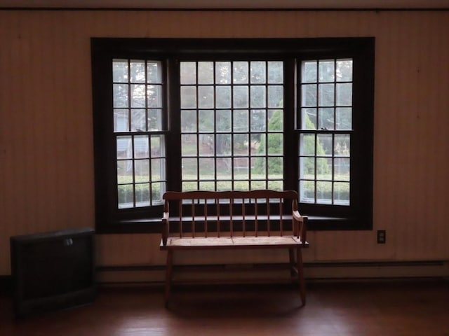 room details with wooden walls