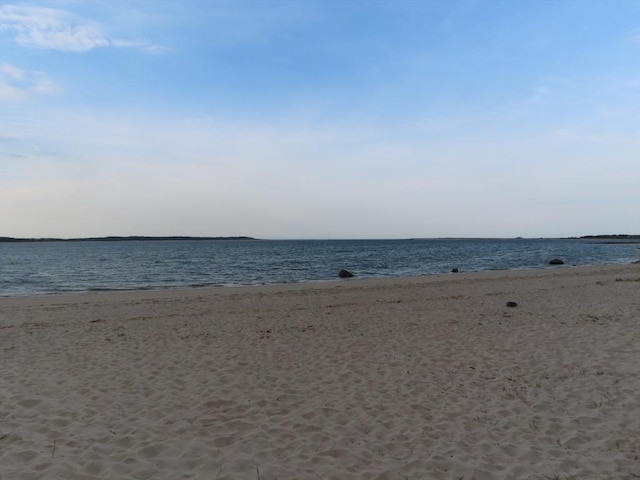 water view with a view of the beach