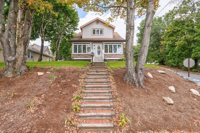 view of front of home