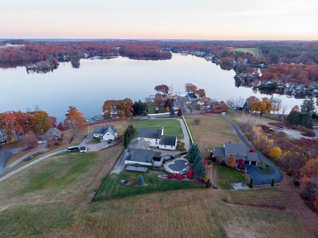 61 Chickering Rd, Spencer, MA 01562 - aerial view of property's location with a large body of water