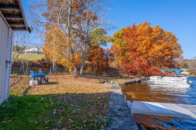 61 Chickering Rd, Spencer, MA 01562 - view of yard with fence and a dock