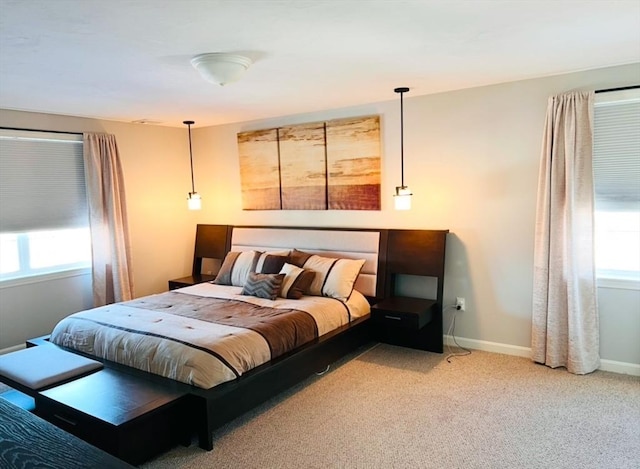 bedroom featuring carpet floors