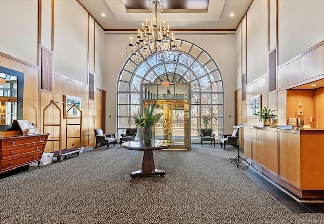 170 Tremont St Unit 1604, Boston, MA 02111 - community lobby featuring a towering ceiling
