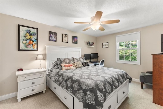 112 Cocasset St Unit 3, Foxboro, MA 02035 - bedroom featuring light colored carpet, baseboards, and ceiling fan