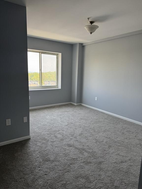 unfurnished room featuring baseboards and carpet flooring