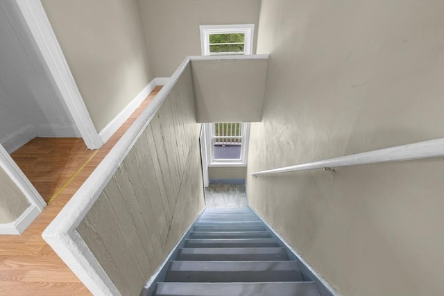 686-688 E Ave, Warwick, RI 02886 - stairway with wood finished floors and baseboards