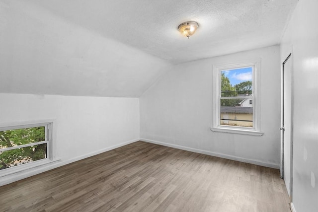 686-688 E Ave, Warwick, RI 02886 - additional living space with wood finished floors, vaulted ceiling, and a textured ceiling