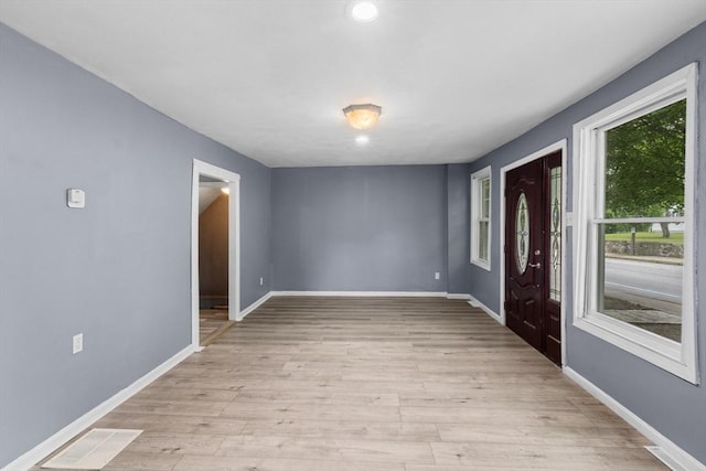 686-688 E Ave, Warwick, RI 02886 - foyer with light wood-style flooring and recessed lighting