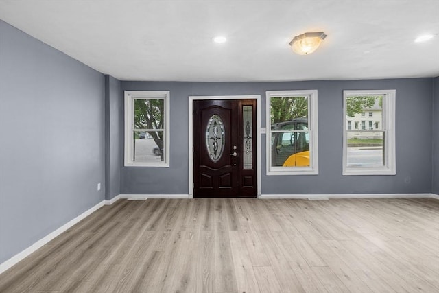 686-688 E Ave, Warwick, RI 02886 - entrance foyer featuring wood finished floors, plenty of natural light, and recessed lighting