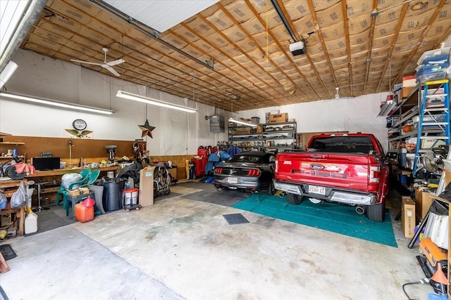 9 Treadwell Ter, Spencer, MA 01562 - garage featuring a workshop area