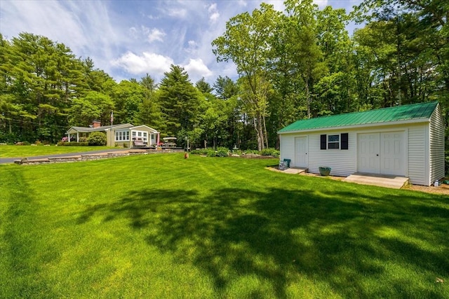 9 Treadwell Ter, Spencer, MA 01562 - view of grassy yard featuring an outbuilding