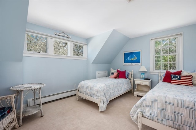 10 Lake Farm Ln, Orleans, MA 02653 - carpeted bedroom featuring baseboard heating