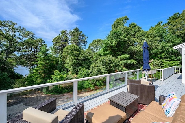 10 Lake Farm Ln, Orleans, MA 02653 - view of wooden terrace