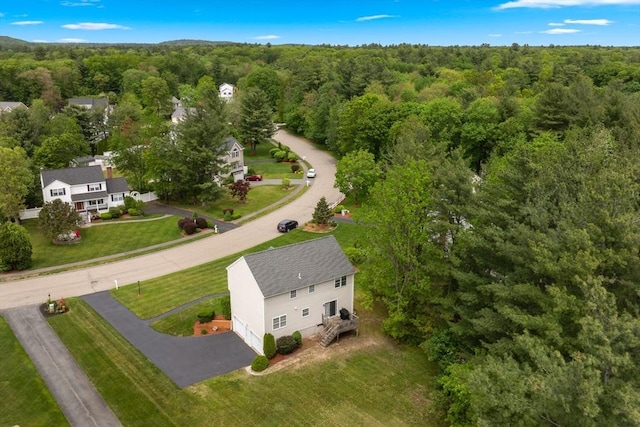 186 Mitchell G Dr, Tewksbury, MA 01876 - aerial view of a forest