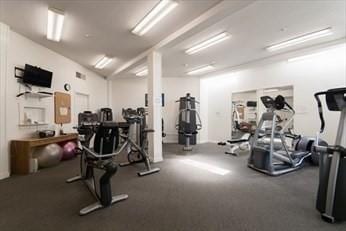 view of exercise room