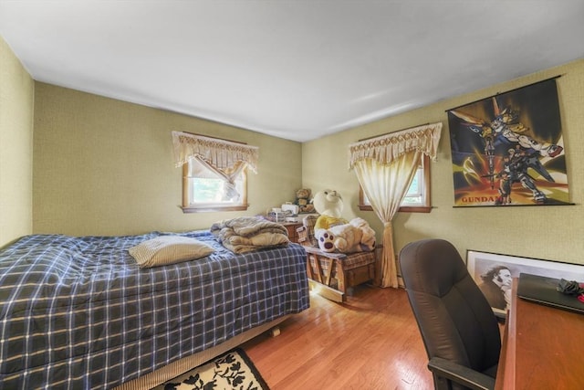 161 Columba St, Chicopee, MA 01020 - bedroom featuring wood finished floors and an office area