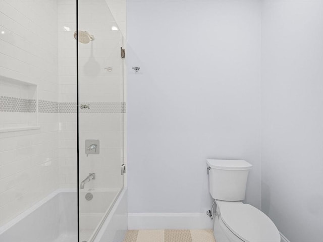 35 Lincoln St, Hopkinton, MA 01748 - bathroom with tub / shower combination and tile patterned floors