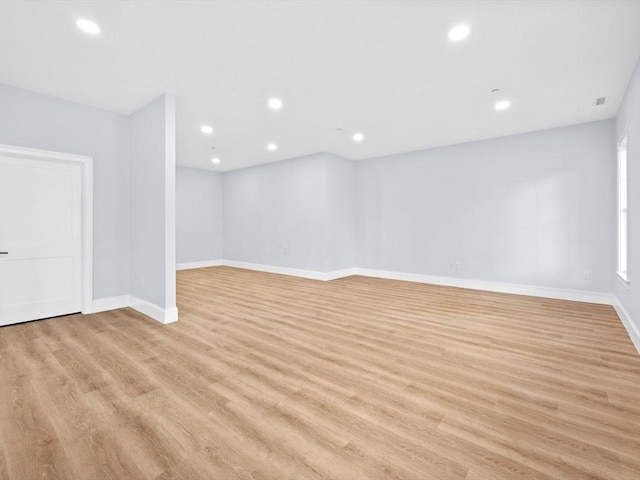 35 Lincoln St, Hopkinton, MA 01748 - spare room featuring light wood-style flooring and recessed lighting