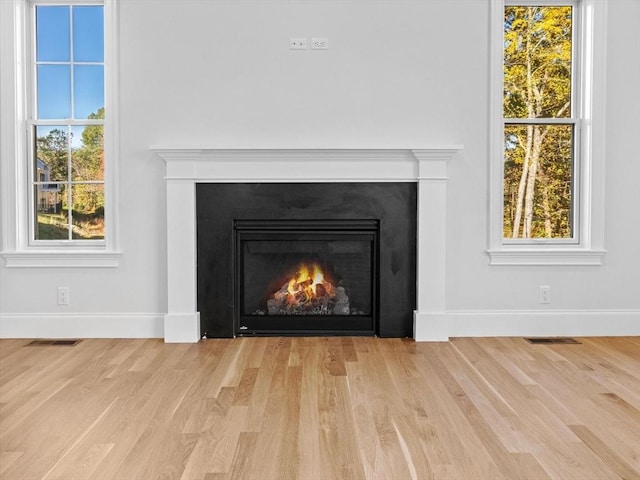 35 Lincoln St, Hopkinton, MA 01748 - detailed view of a warm lit fireplace and wood finished floors