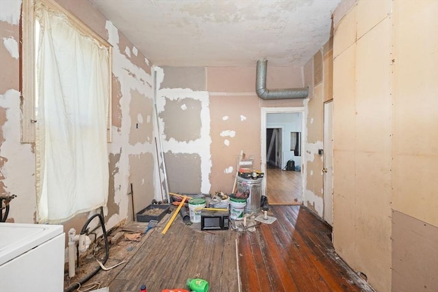 interior space featuring hardwood / wood-style flooring