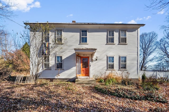 view of front of home