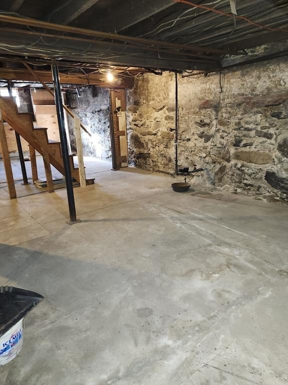 view of basement