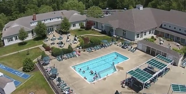 drone / aerial view