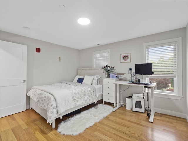 6 Nelly St Unit 3, Wakefield, MA 01880 - bedroom featuring light wood-style flooring and an office area