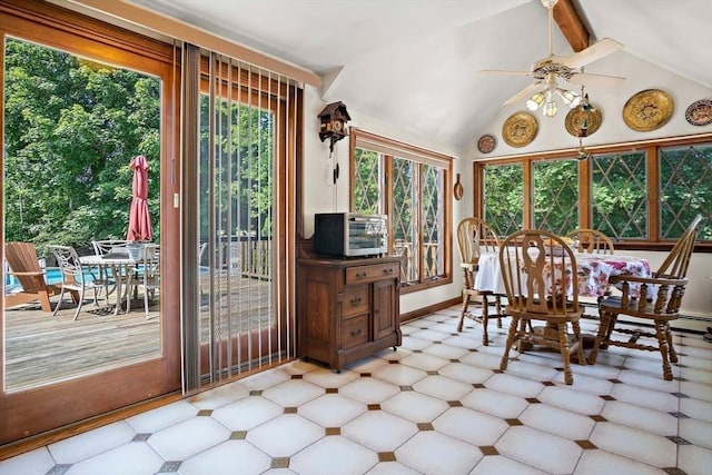 4 Merrow Ln, Stoneham, MA 02180 - sunroom / solarium featuring plenty of natural light and tile patterned floors