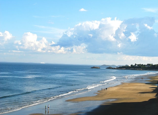 property view of water with a view of the beach