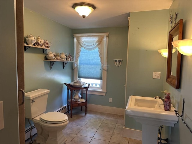6 Weaver Farm Rd, Rutland, MA 01543 - bathroom with tile patterned flooring and a baseboard radiator