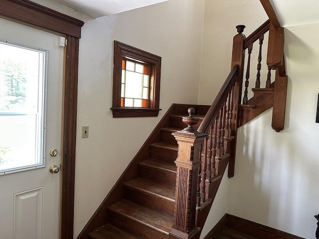 6 Weaver Farm Rd, Rutland, MA 01543 - stairs featuring healthy amount of natural light