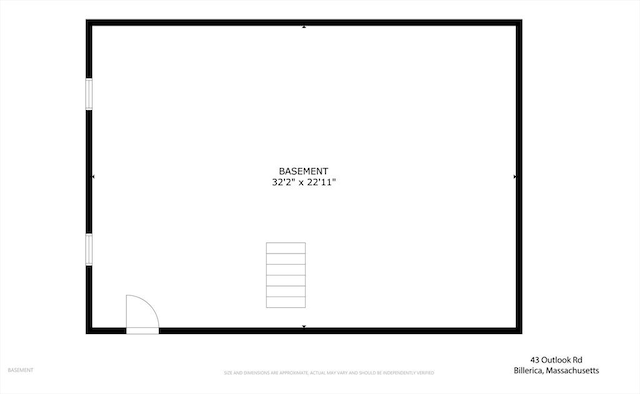 43 Outlook Rd, Billerica, MA 01862 - view of home floor plan