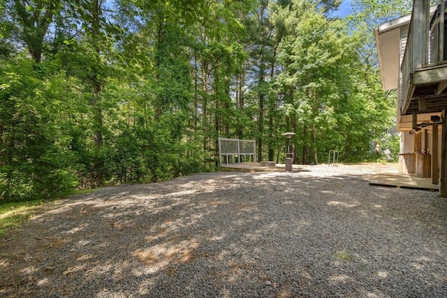 43 Outlook Rd, Billerica, MA 01862 - view of yard featuring a wooden deck