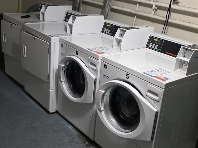 5 Dexter St Unit 6, Malden, MA 02148 - shared laundry room featuring washing machine and clothes dryer