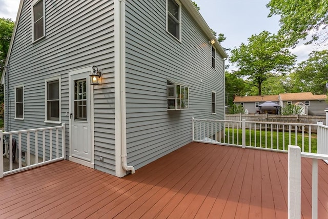 145 Reservoir St, Norton, MA 02766 - view of wooden deck