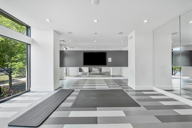 99 Sumner Unit 514, Boston, MA 02128 - common area with recessed lighting