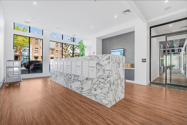 99 Sumner Unit 514, Boston, MA 02128 - reception featuring recessed lighting and mail area