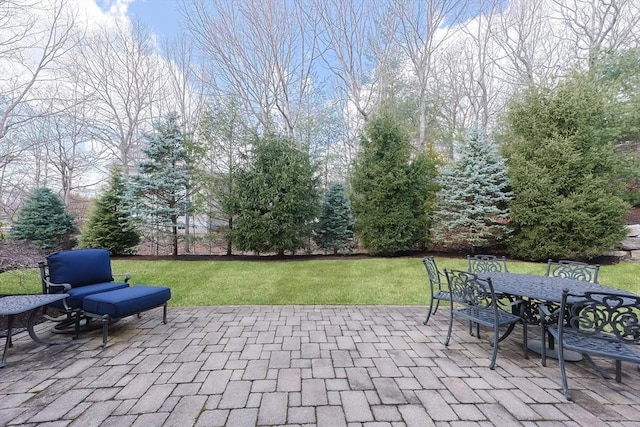 view of patio / terrace with outdoor dining area