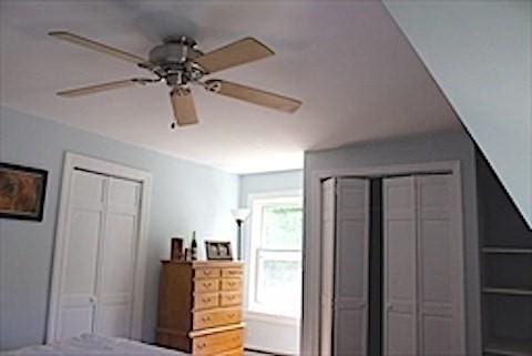 374 Swains Pond Ave, Melrose, MA 02176 - bedroom with a ceiling fan