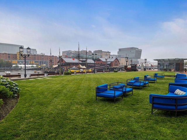 500 Atlantic Ave Unit 16R, Boston, MA 02210 - view of community with a yard and a city view